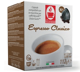 Caffè Bonini Dolce Gusto pods Espresso Classico x 16 coffee pods