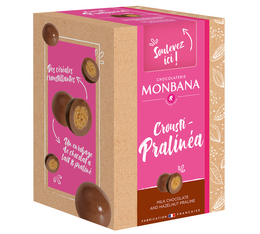 Boîte chocolat Crousti-Pralinéa - 135g - MONBANA