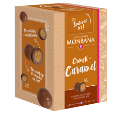 Boîte chocolat Crousti-caramel - 135g - MONBANA