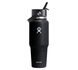 Bouteille isotherme Flex  Straw Cap Noir 94 cl - HYDRO FLASK