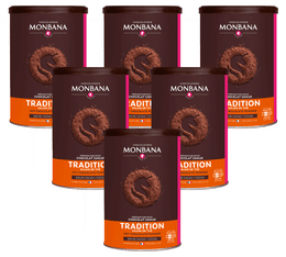 Monbana Hot Chocolate Powder Salon de Thé - 6 x 250g