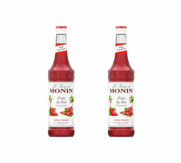 Sirop Monin - Fraise des bois - 2 x 70 cl