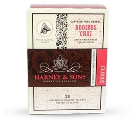 Harney & Sons 'Rooibos Chai' caffeine-free herbal tea - 20 wrapped sachets