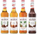 Lot Sirop Monin Châtaigne / Chocolat / Praline / Rhum - 4 x 70 cl