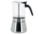 Pylano Moka Pot Kiara in Glass & Stainless Steel - 6 cups