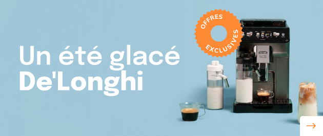 Offres exclusives sur une sélection de machines Delonghi